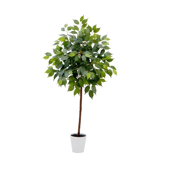 4ft. Artificial Ficus Tree with Decorative Planter